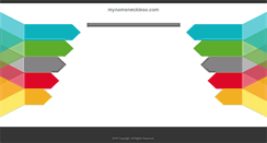 Desktop Screenshot of mynameneckless.com